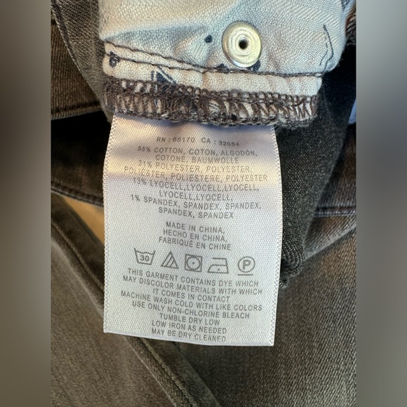 Anthropologie - Pilcro STET Midrise Jean Coal Grey- EUC! Size 26 - Picture 11 of 12